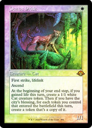Magic the Gathering Modern Horizons 3 Ocelot Pride RETRO FRAME 394 FOIL NEAR MINT NM