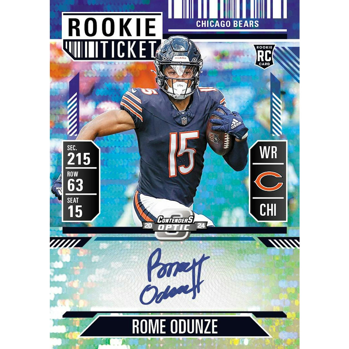 2024 Panini Contenders Optic Football Hobby 20-Box Case