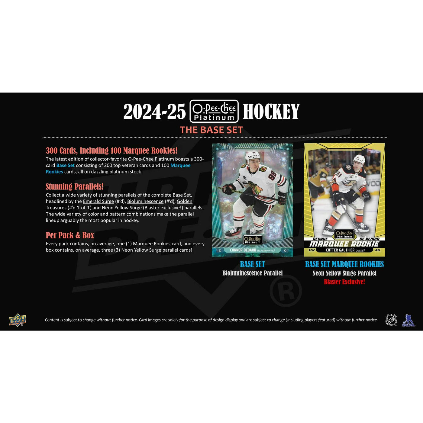 2024/25 Upper Deck O-Pee-Chee Platinum Hockey Blaster Pack