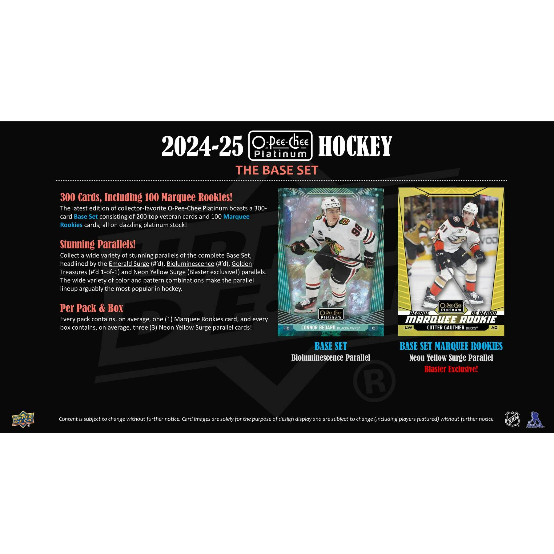 2024/25 Upper Deck O-Pee-Chee Platinum Hockey Blaster Pack