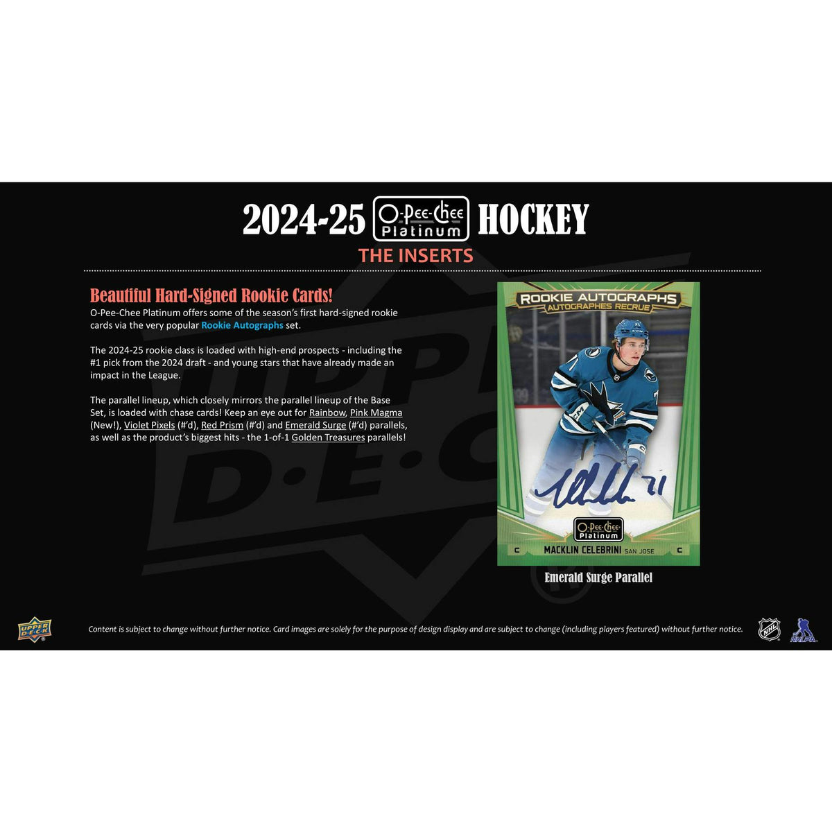 2024/25 Upper Deck O-Pee-Chee Platinum Hockey Blaster Box