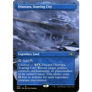Magic the Gathering Kamigawa Neon Dynasty BORDERLESS Otawara, Soaring City 414 NEAR MINT NM