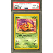 Pokemon Neo Revelation 1st Edition Paras 47/64 PSA 10 GEM MINT