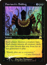 Patriarch's Bidding (Moderate Play Foil)