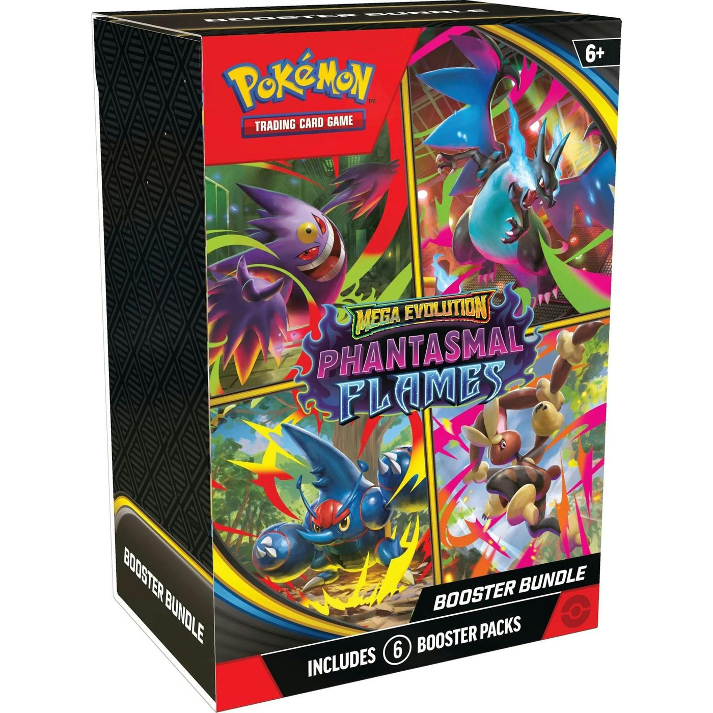 Pokemon Mega Evolution: Phantasmal Flames 6-Pack Booster Bundle