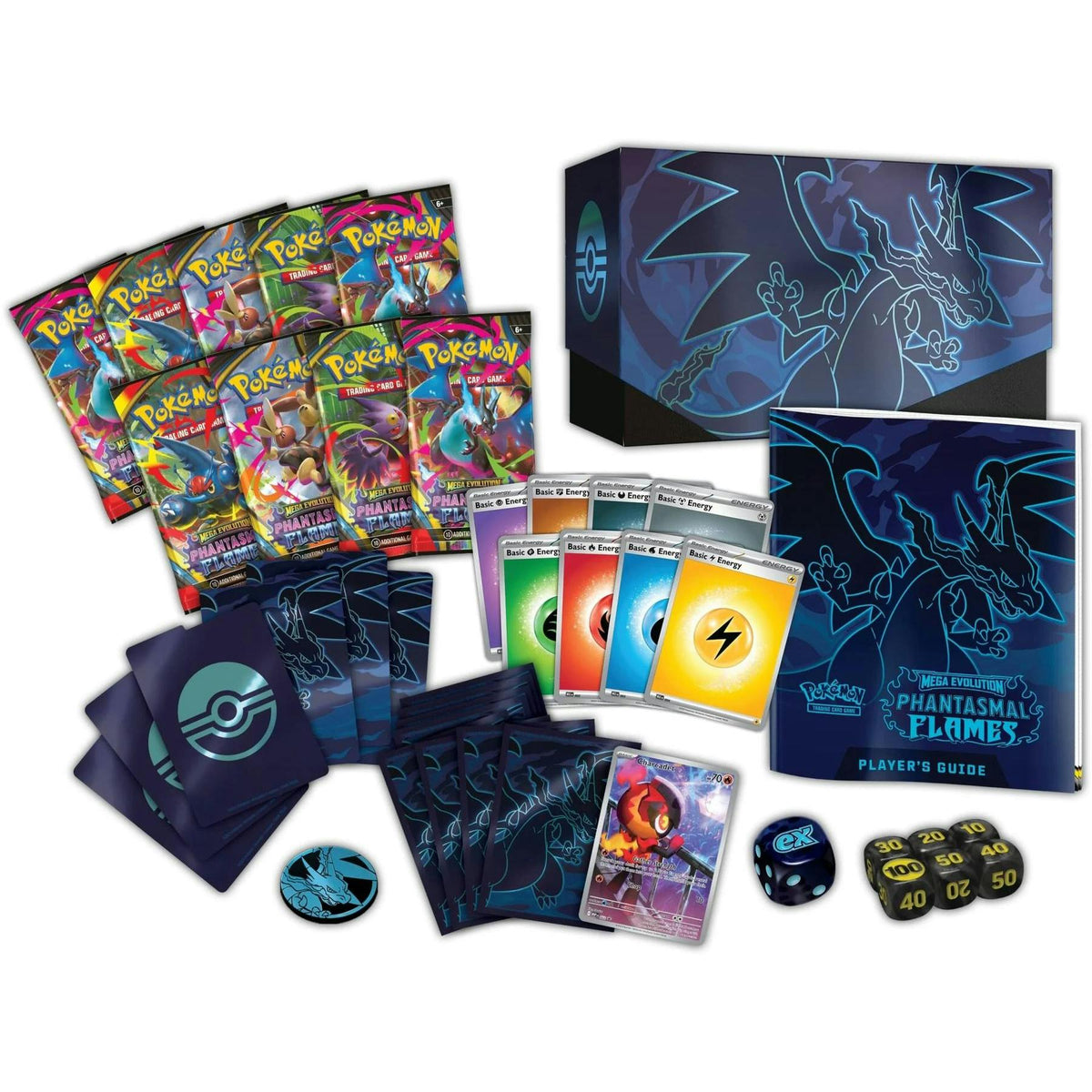 Pokemon Mega Evolution: Phantasmal Flames Elite Trainer Box