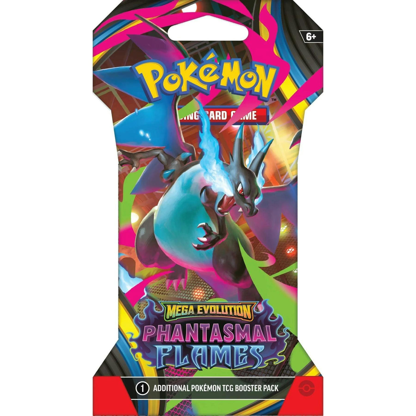Pokemon Mega Evolution: Phantasmal Flames Sleeved Booster Pack