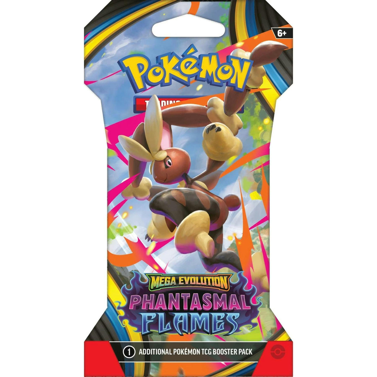 Pokemon Mega Evolution: Phantasmal Flames Sleeved Booster Pack