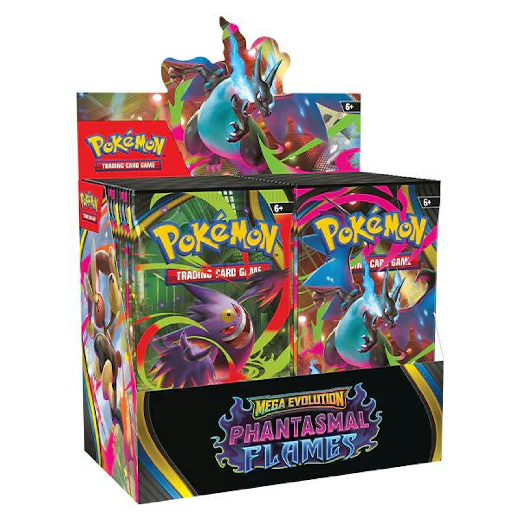 Pokemon Mega Evolution: Phantasmal Flames Booster 6-Box Case