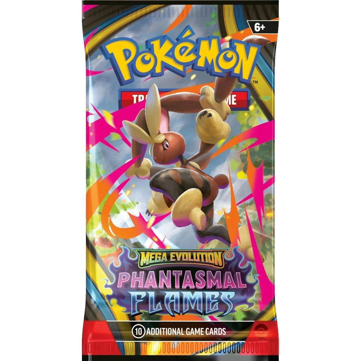 Pokemon Mega Evolution: Phantasmal Flames Booster 6-Box Case