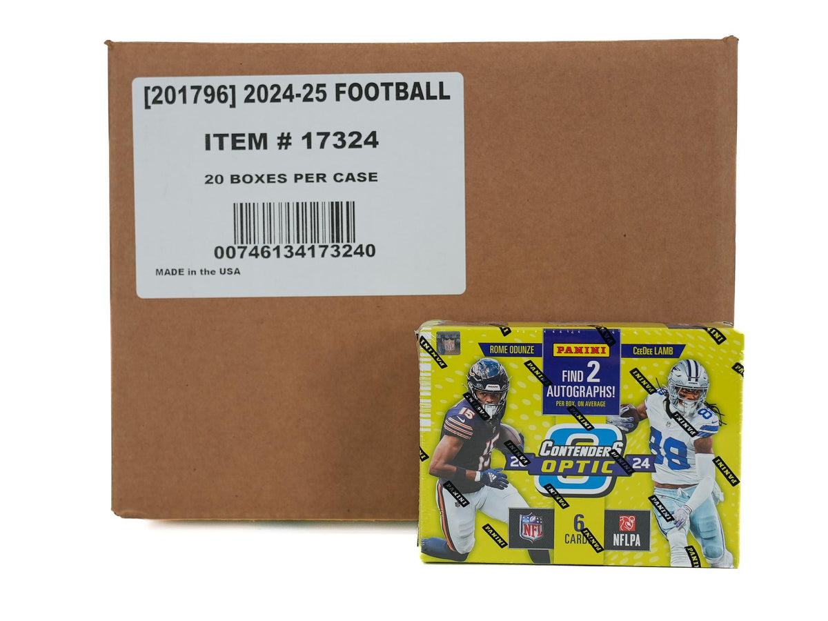 2024 Panini Contenders Optic Football Hobby 20-Box Case