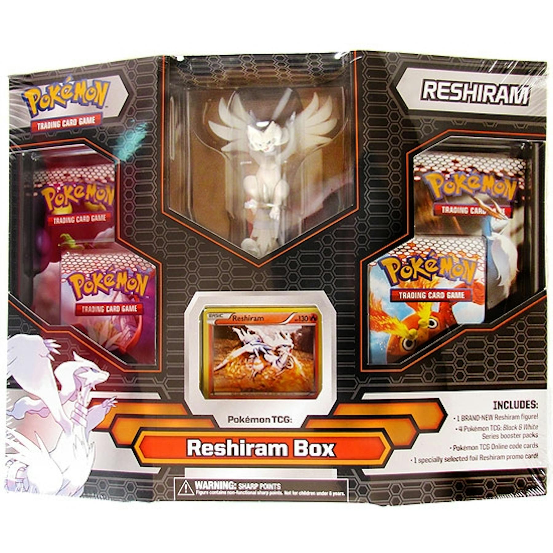 Pokemon Black & White Reshiram Gift Box - 4 BW1 Base Set Booster Packs