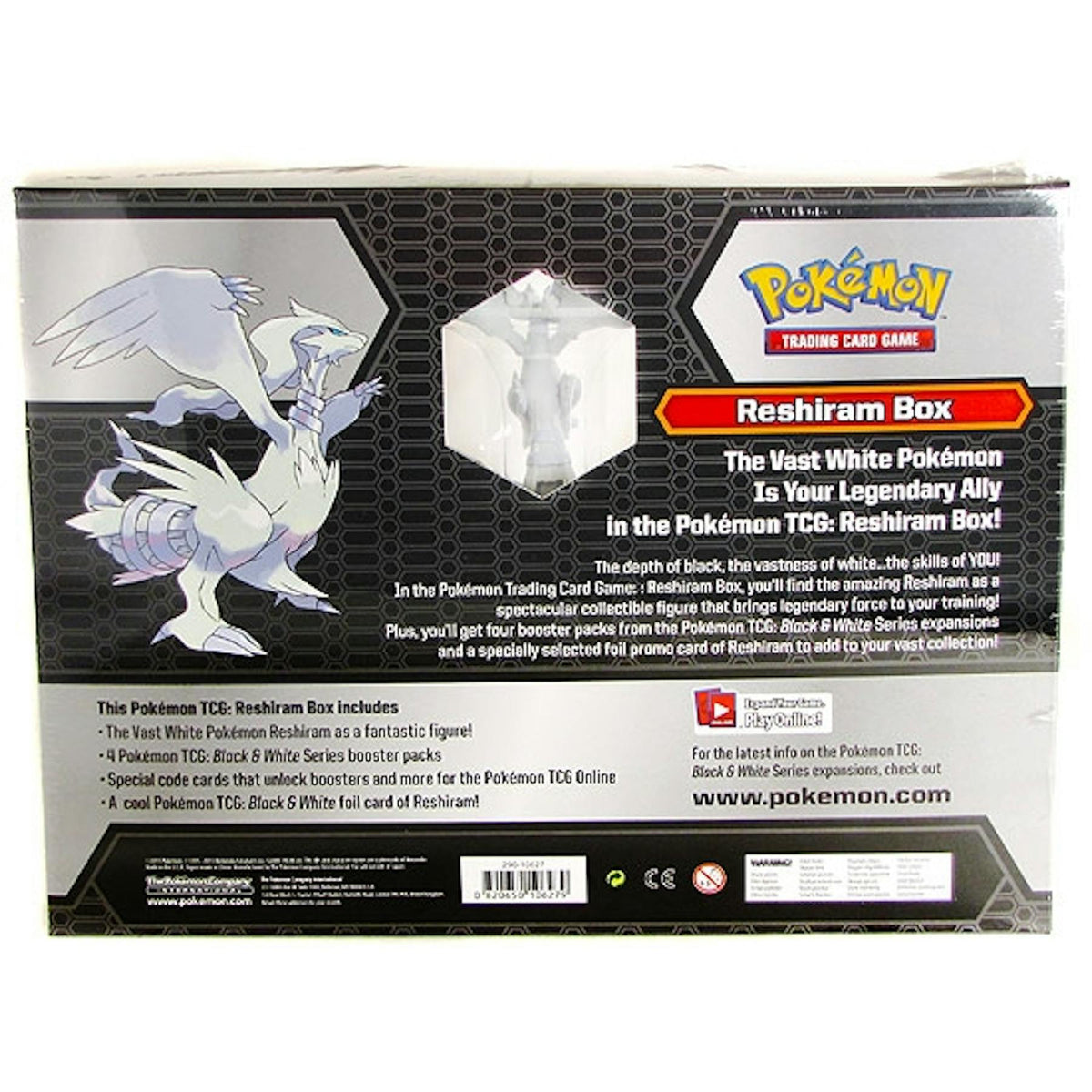 Pokemon Black & White Reshiram Gift Box - 4 BW1 Base Set Booster Packs