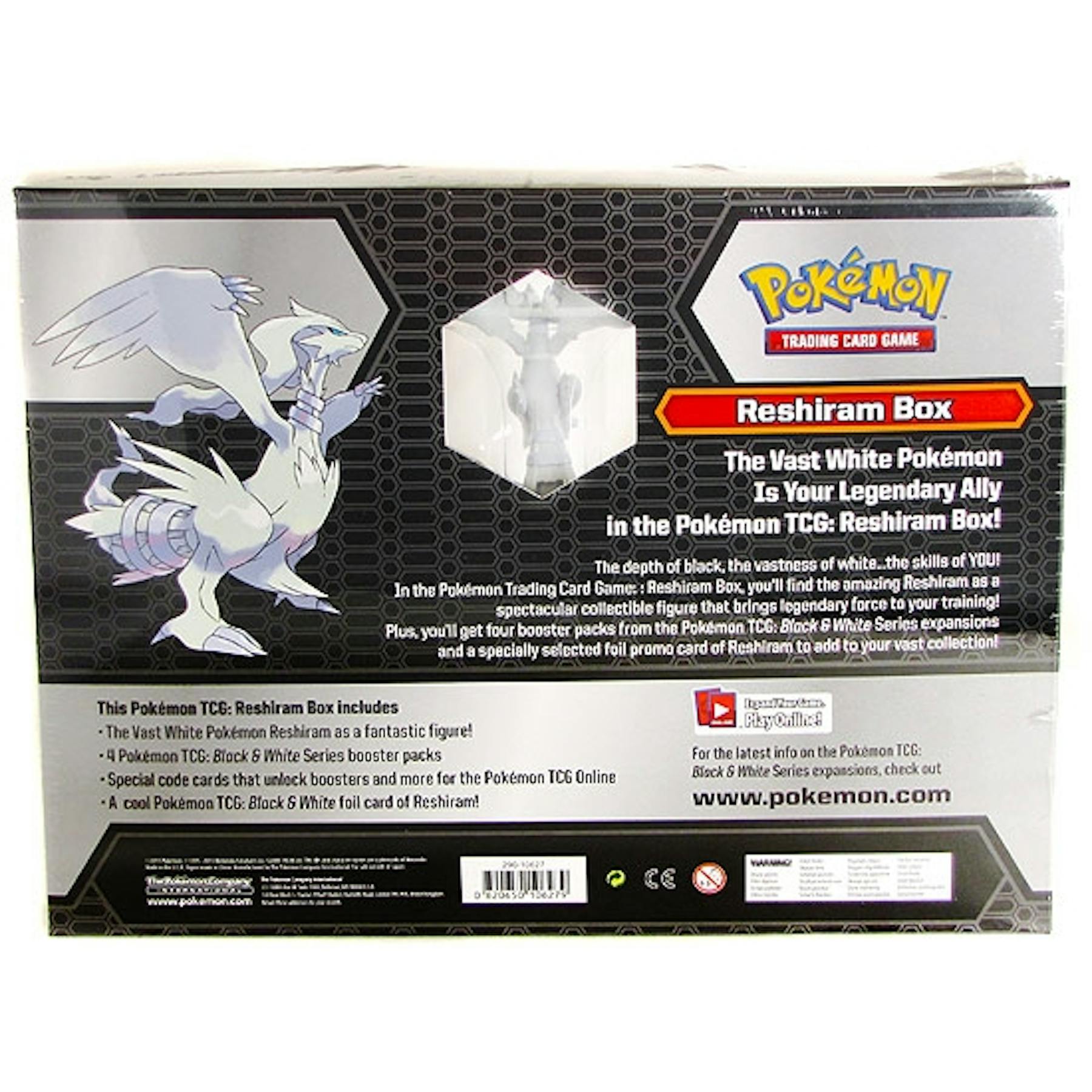 Pokemon Black & White Reshiram Gift Box - 4 BW1 Base Set Booster Packs