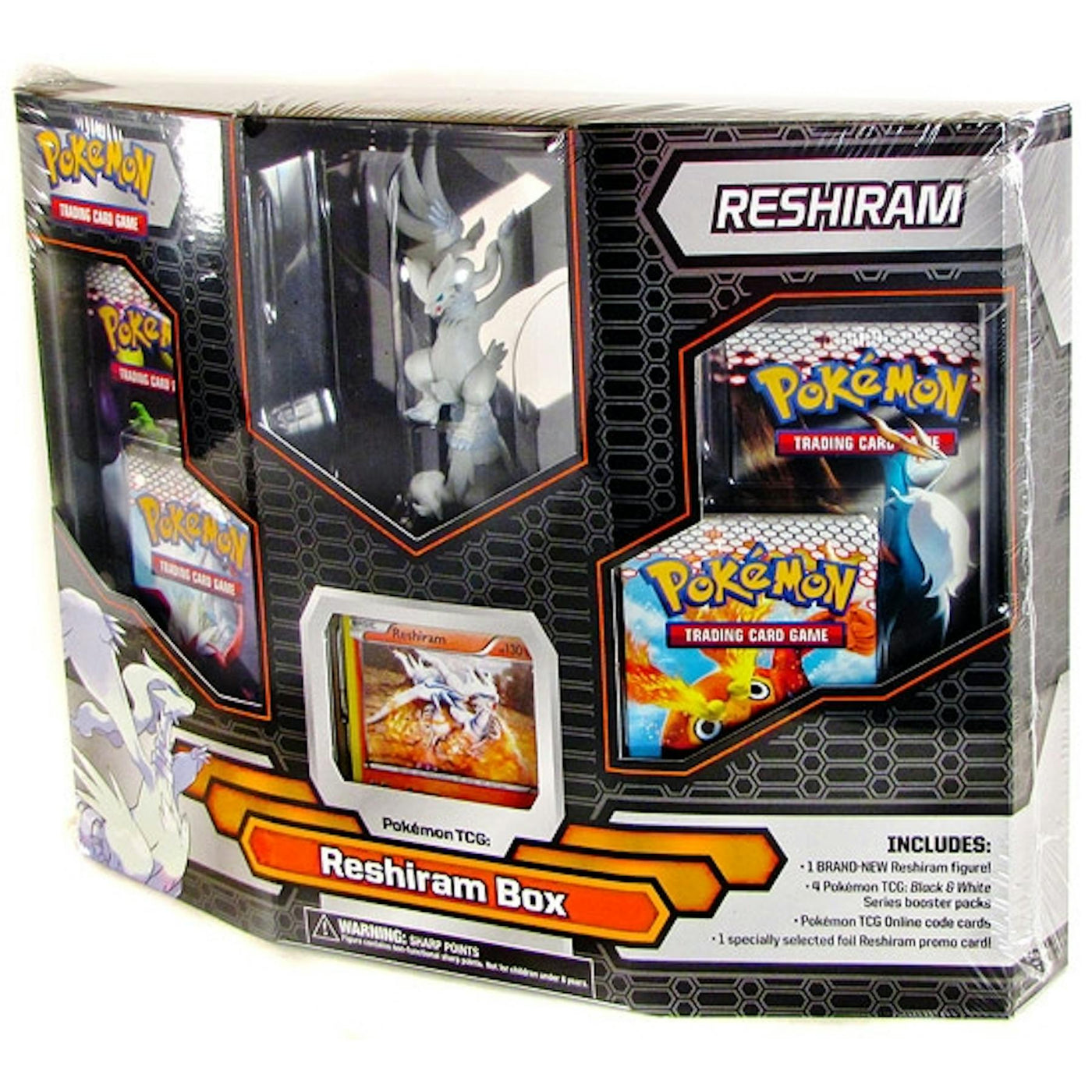 Pokemon Black & White Reshiram Gift Box - 4 BW1 Base Set Booster Packs