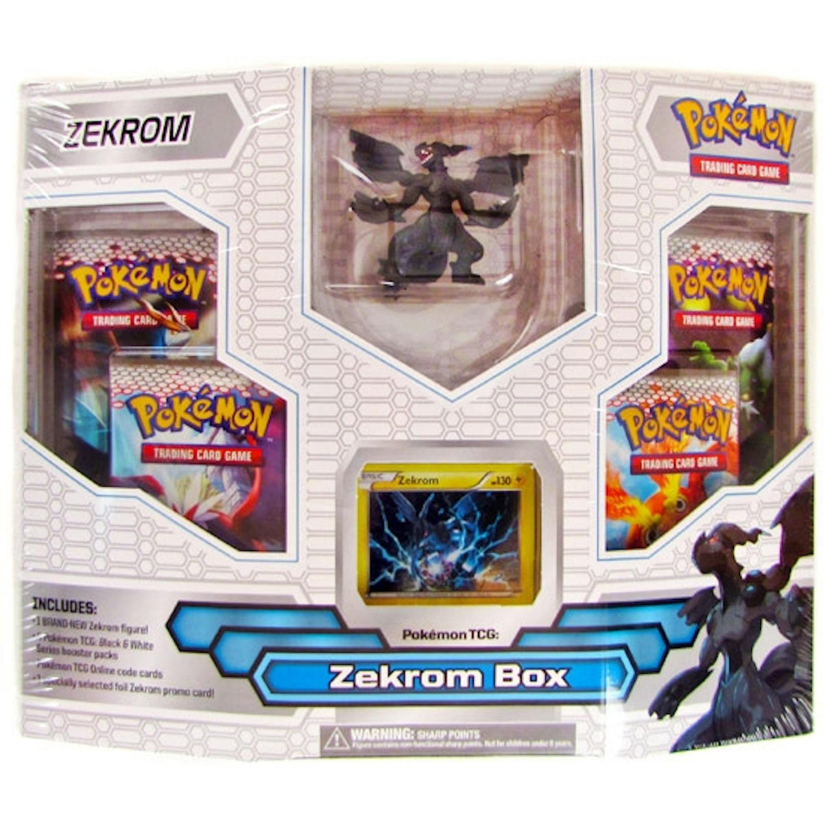 Pokemon Black & White Zekrom Gift Box EX-MT - 4 BW1 Base Set Booster Packs