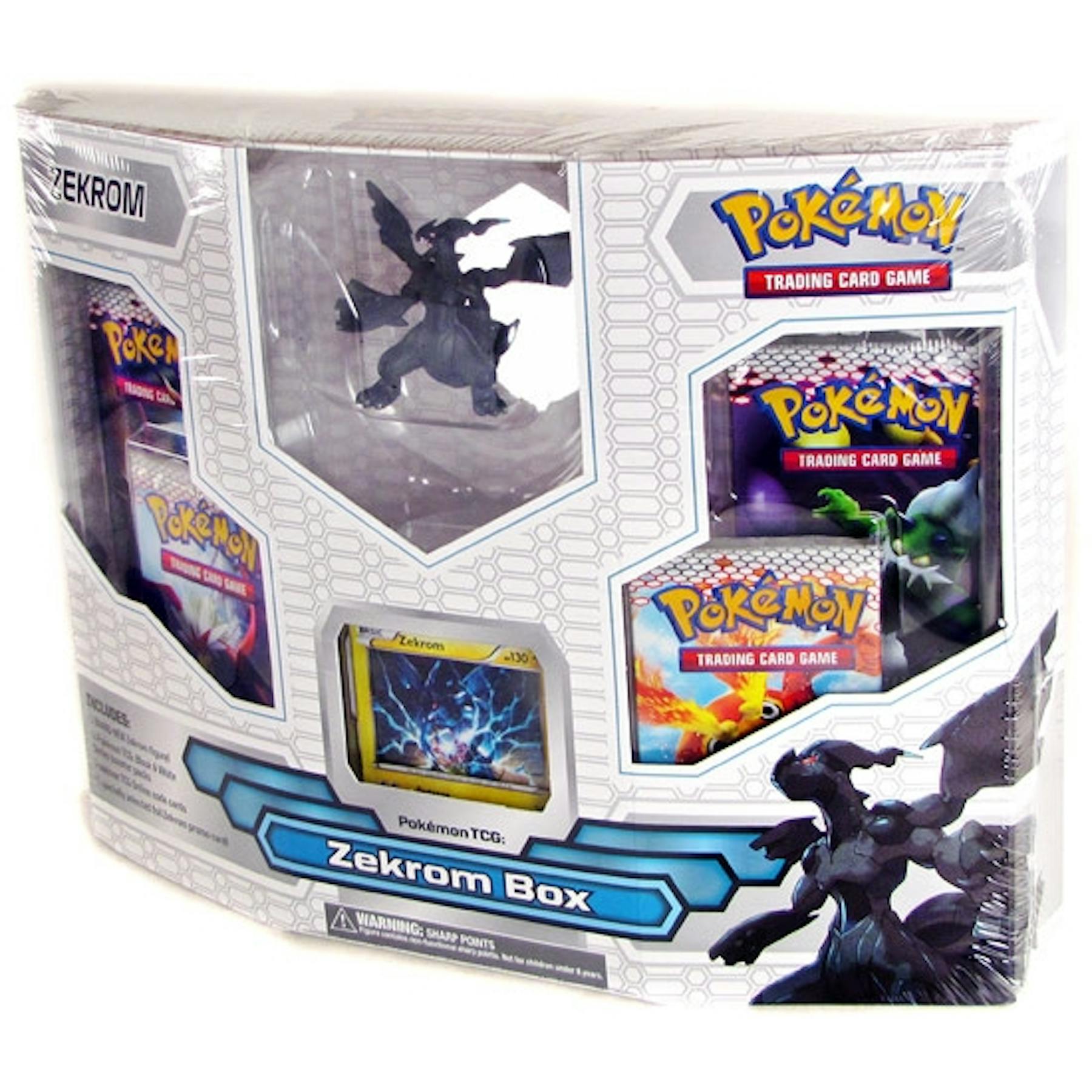 Pokemon Black & White Zekrom Gift Box EX-MT - 4 BW1 Base Set Booster Packs