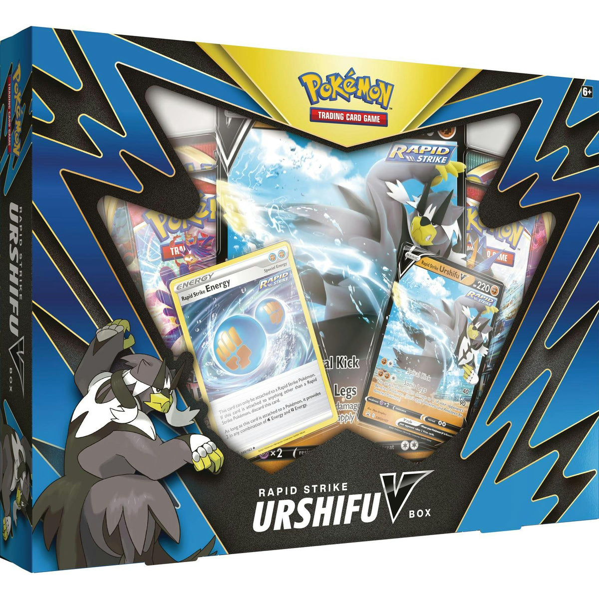 Pokemon Single Strike / Rapid Strike Urshifu V 4-Box Case (Reed Buy)