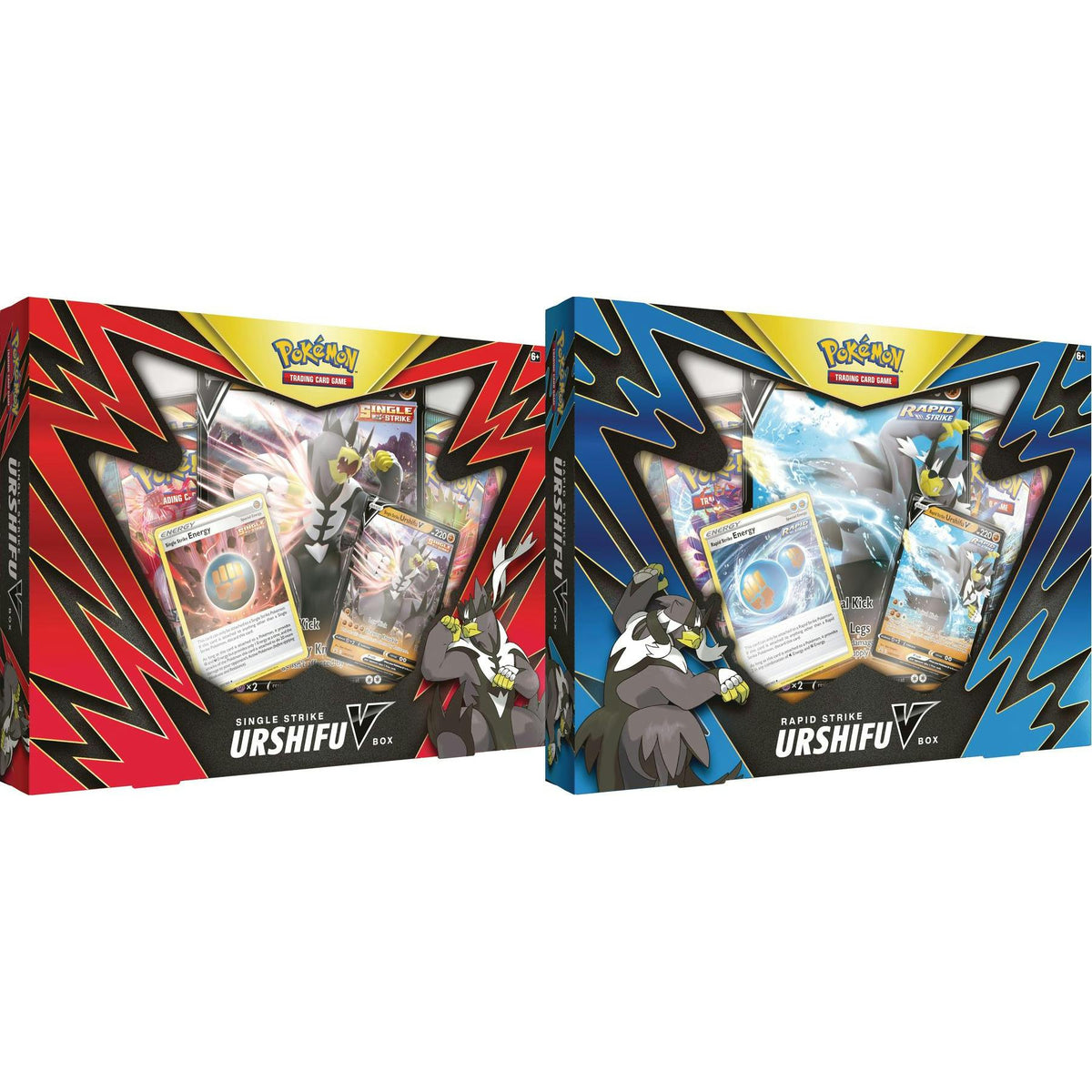 Pokemon Single Strike / Rapid Strike Urshifu V 4-Box Case (Reed Buy)