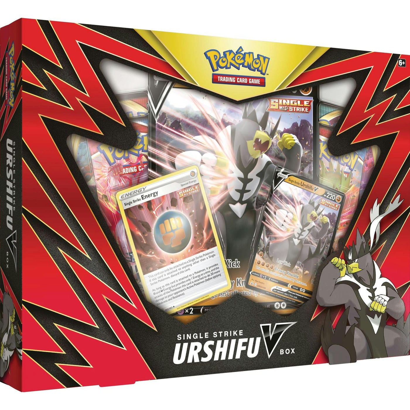 Pokemon Single Strike / Rapid Strike Urshifu V 4-Box Case (Reed Buy)