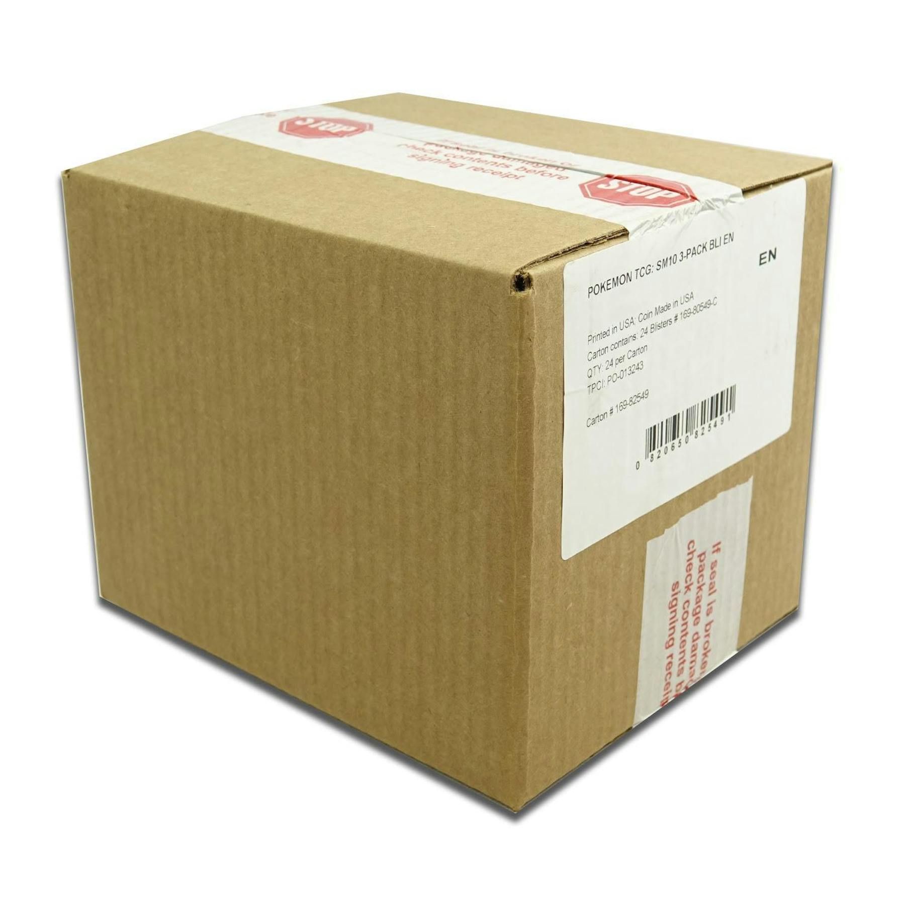 Pokemon Sun & Moon: Unbroken Bonds 3 Booster Pack Blister Case (24 Packs = Same as 2 Booster Boxes!)