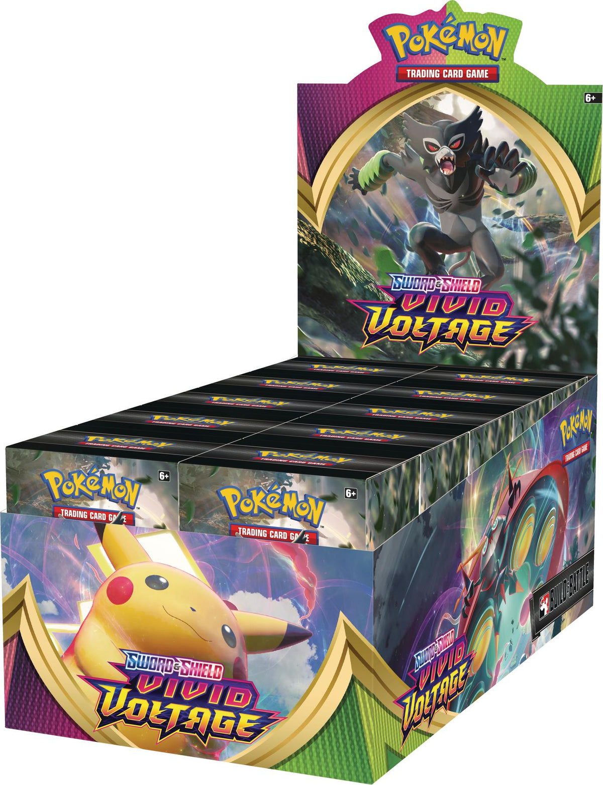Pokemon Sword & Shield: Vivid Voltage Build & Battle Kit Box