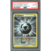 Pokemon HGSS Pokemon League Promo Crosshatch Reverse Holo Foil Metal Energy 80/90 PSA 8