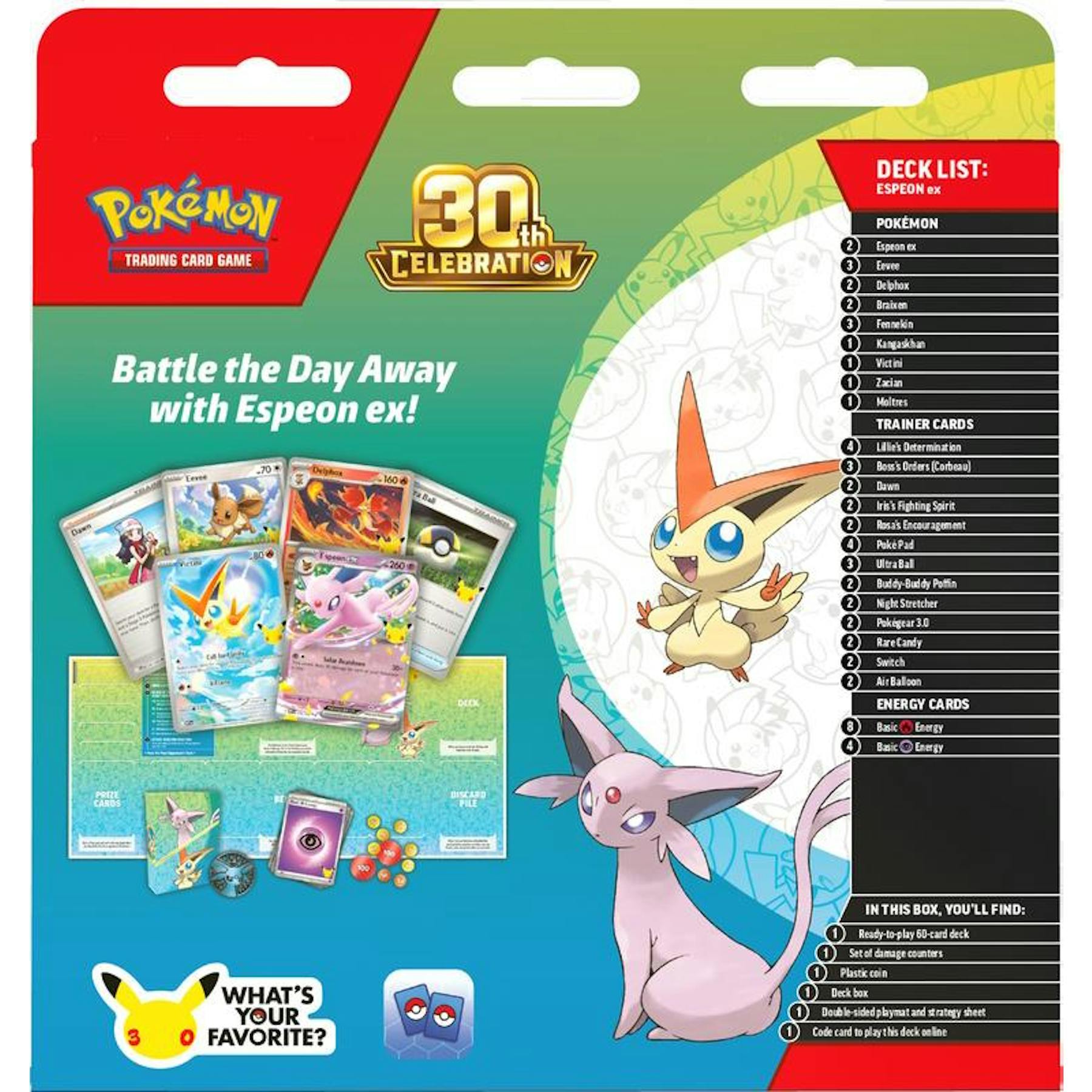 Pokemon 30th Celebration Battle Deck (Presell)
