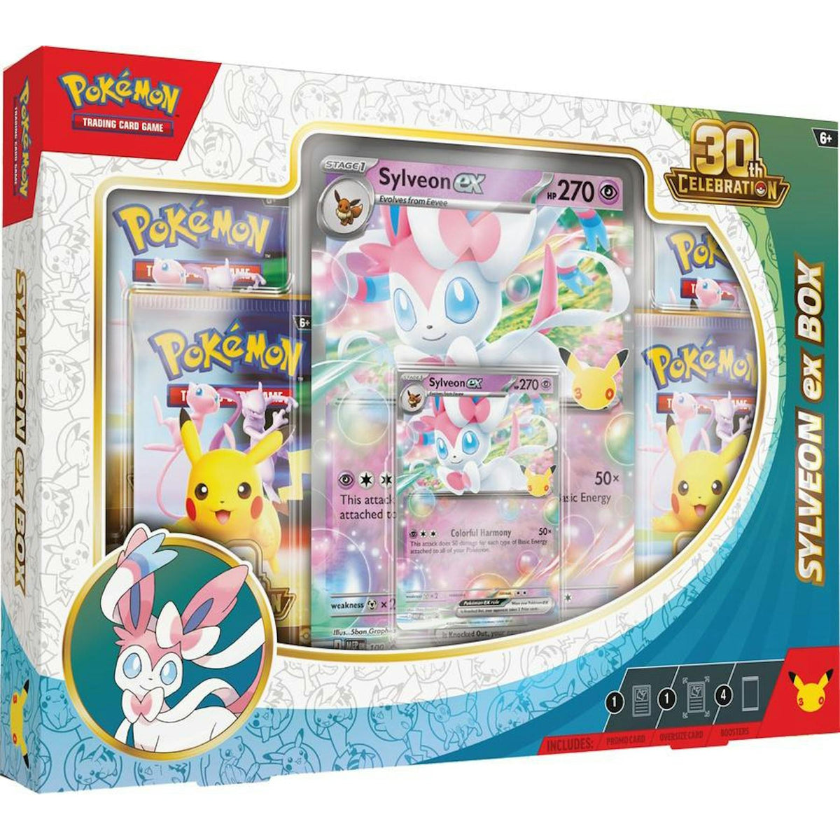 Pokemon 30th Celebration ex 6-Box Case (Presell)
