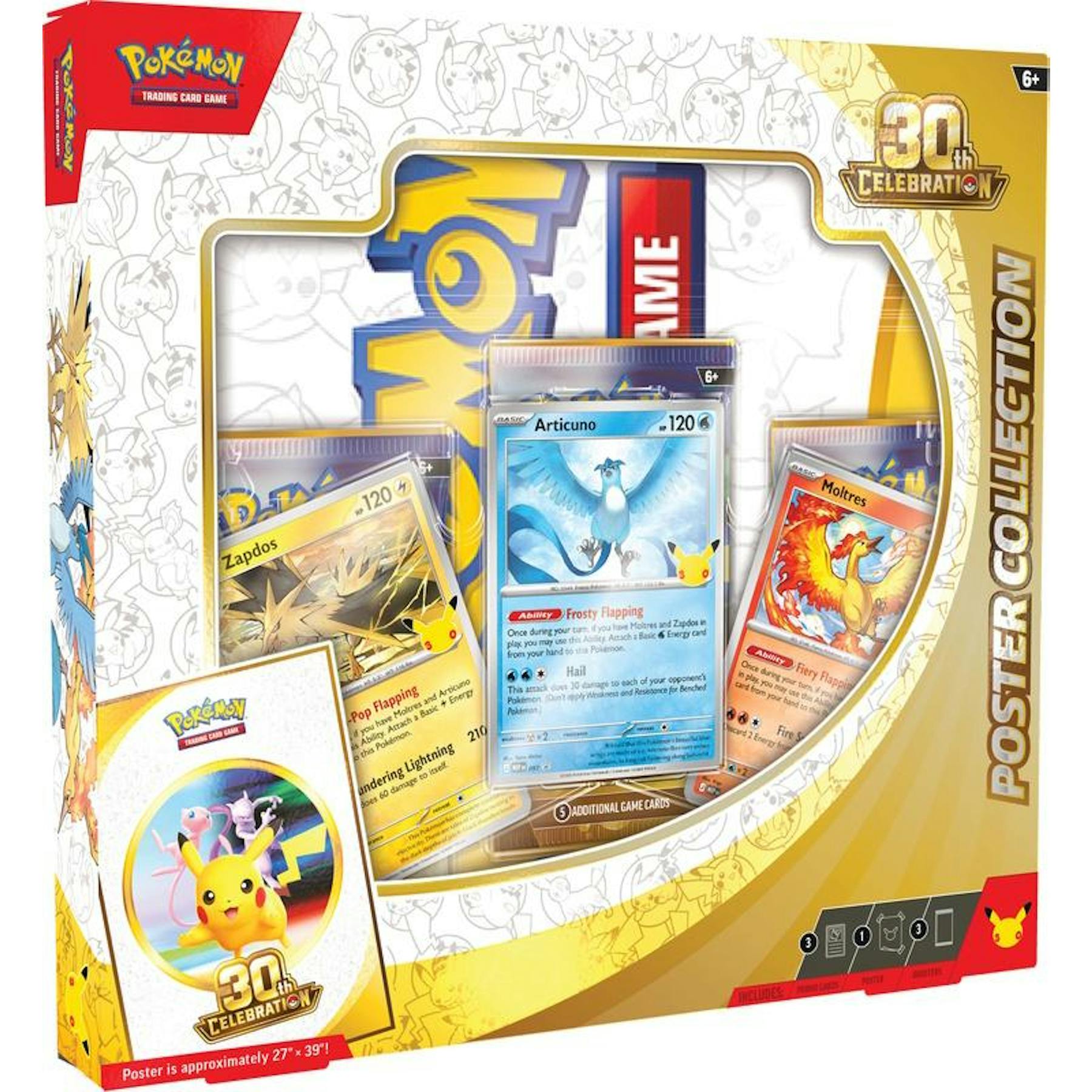 Pokemon 30th Celebration Poster Collection Box (Presell)