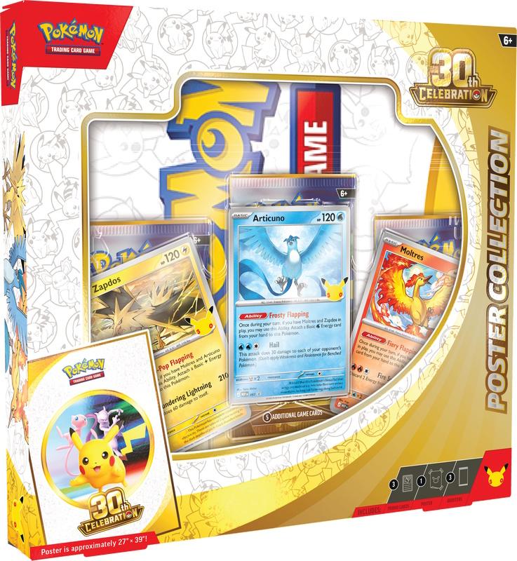 Pokemon 30th Celebration Poster Collection Box (Presell)