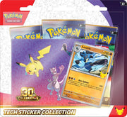 Pokemon 30th Celebration Tech Sticker Collection 12-Blister Case (Presell)