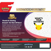 Pokemon 30th Celebration Tech Sticker Collection 12-Blister Case (Presell)