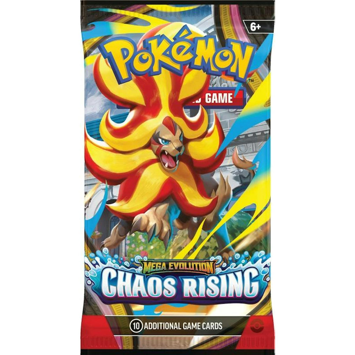 Pokemon Mega Evolution: Chaos Rising 6-Pack Booster Bundle