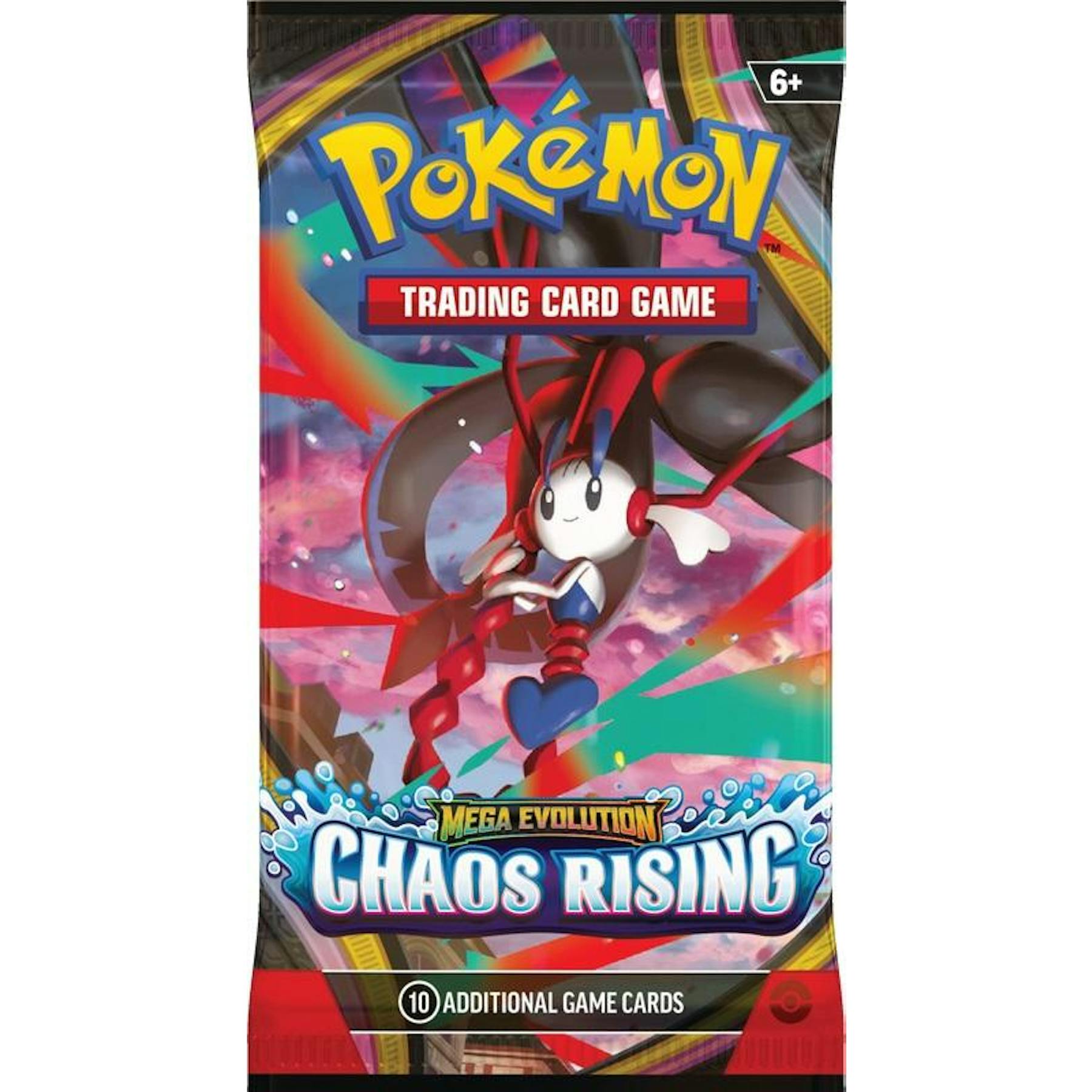 Pokemon Mega Evolution: Chaos Rising 6-Pack Booster Bundle