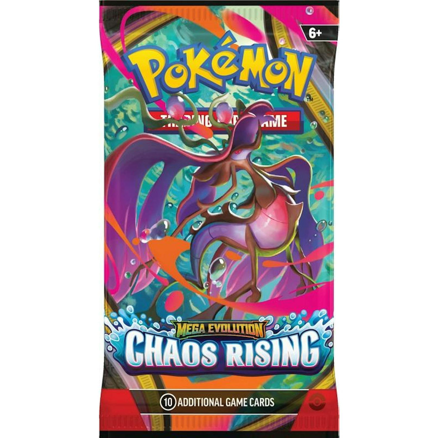 Pokemon Mega Evolution: Chaos Rising 6-Pack Booster Bundle