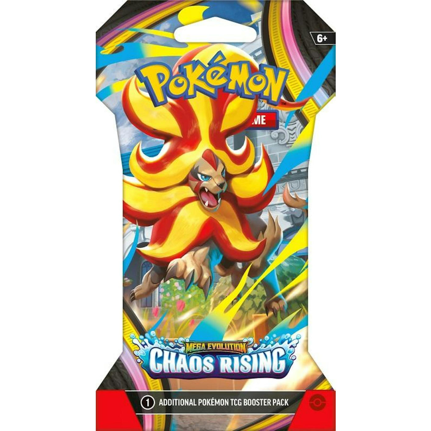 Pokemon Mega Evolution: Chaos Rising Sleeved Booster Pack
