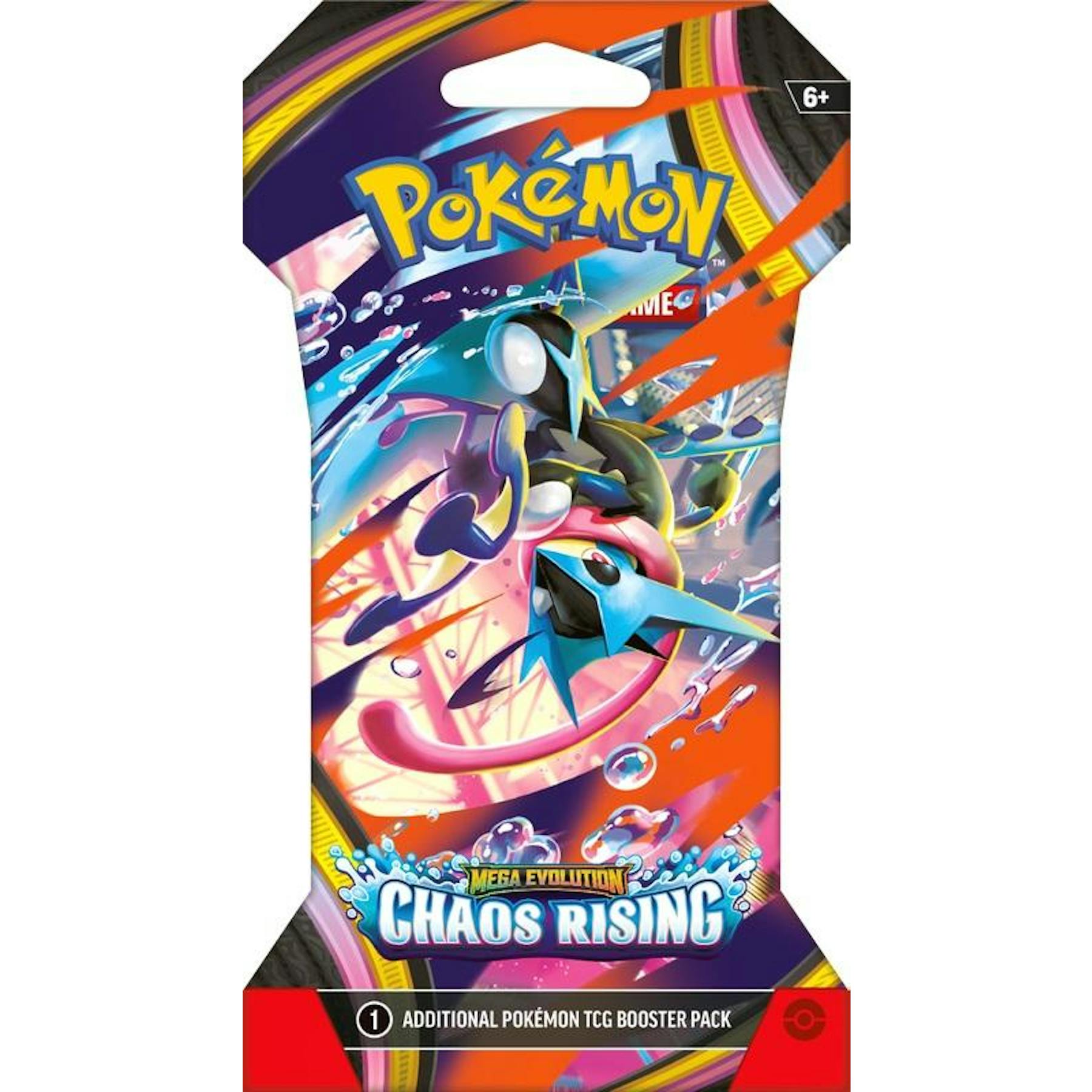 Pokemon Mega Evolution: Chaos Rising Sleeved Booster Pack