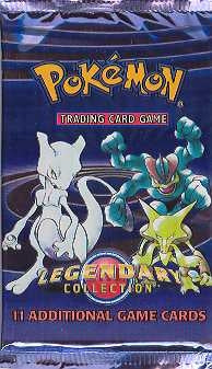 WOTC Pokemon Legendary Collection Booster Pack UNSEARCHED UNWEIGHED Mewtwo Art