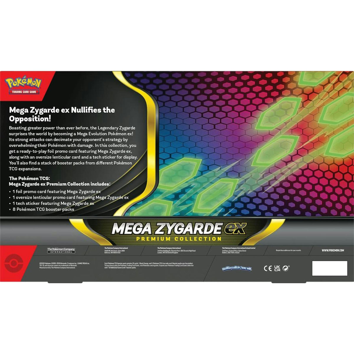 Pokemon Mega Zygarde ex Premium Collection Box