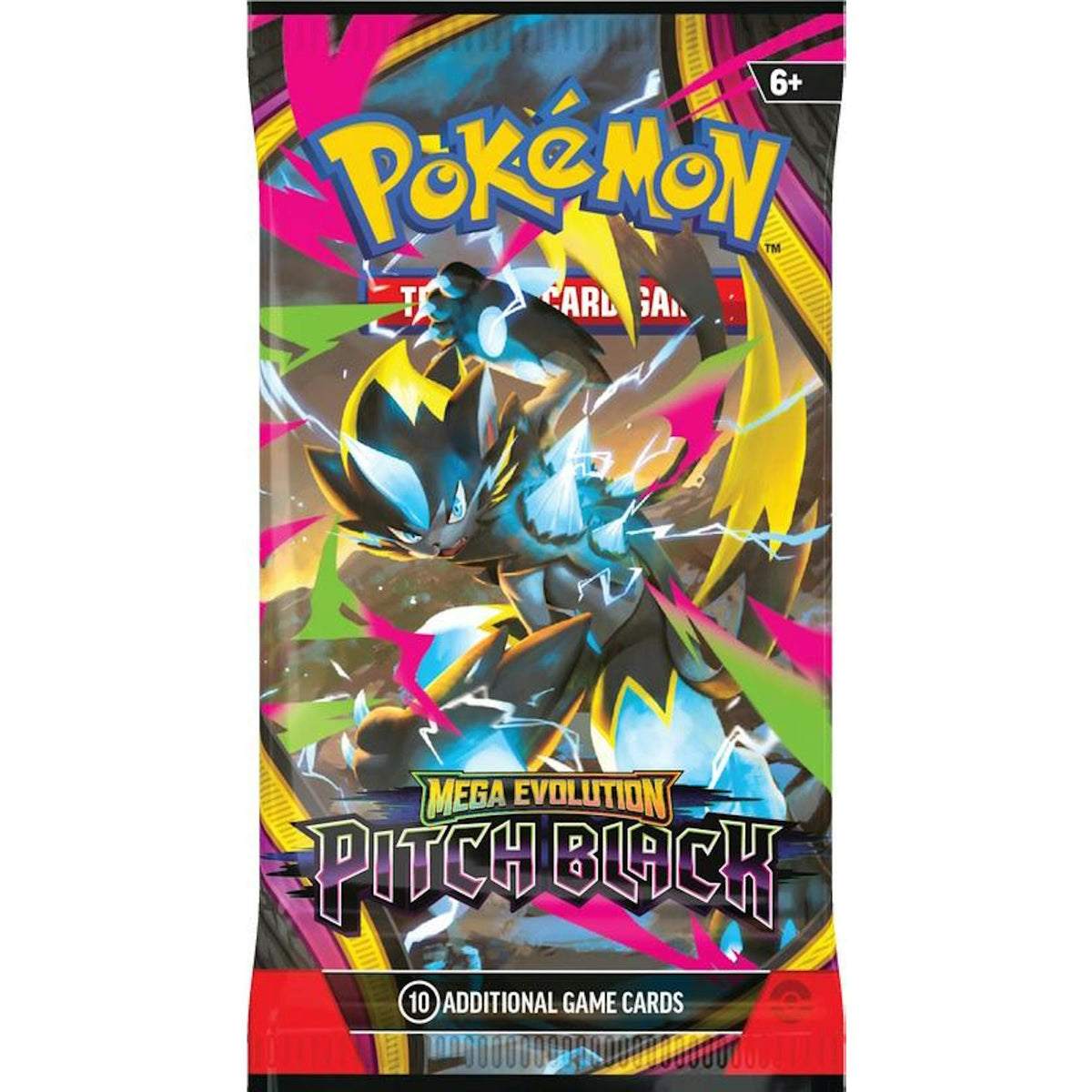 Pokemon Mega Evolution: Pitch Black 6-Pack Booster 25-Bundle Case