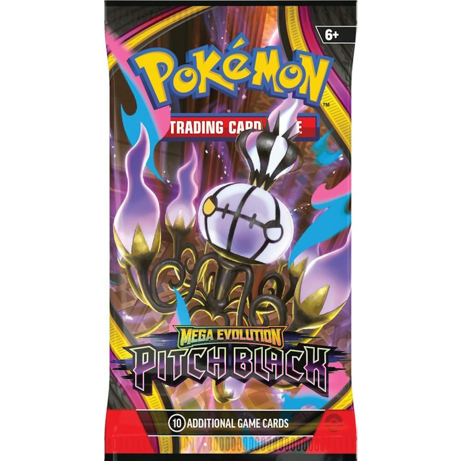 Pokemon Mega Evolution: Pitch Black Booster 6-Box Case