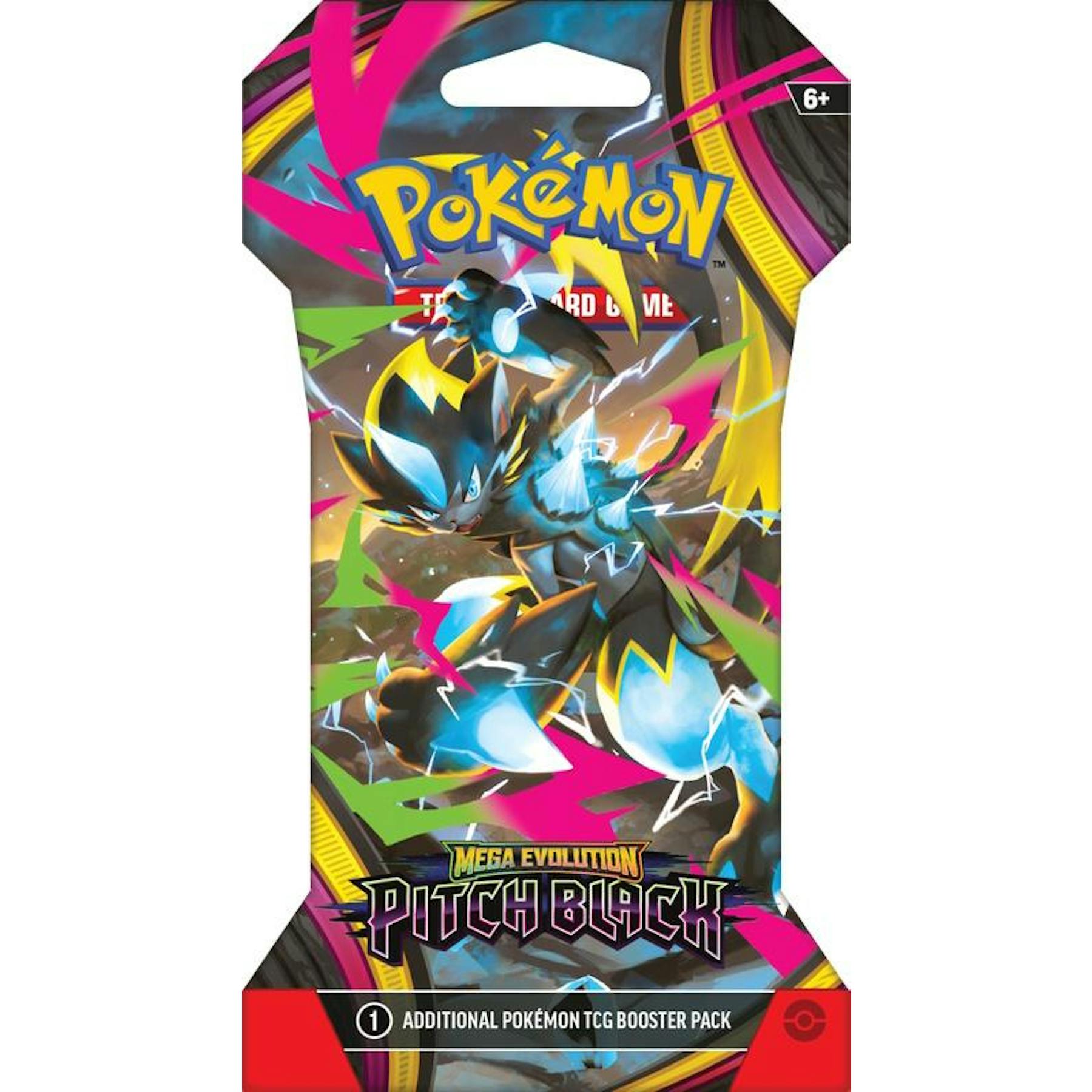 Pokemon Mega Evolution: Pitch Black Sleeved Booster Pack