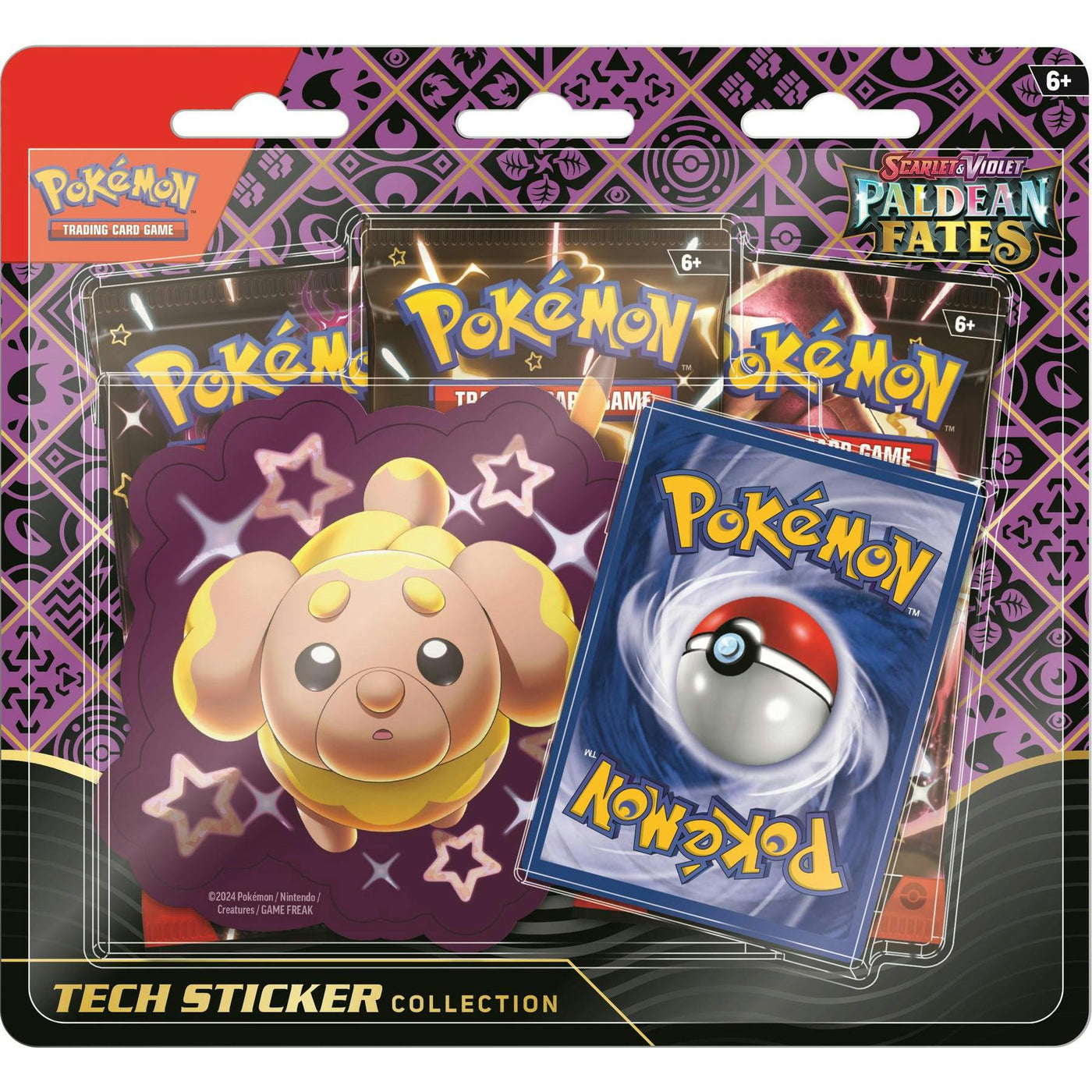 Pokemon Scarlet & Violet: Paldean Fates Tech Sticker Collection 12-Blister Case