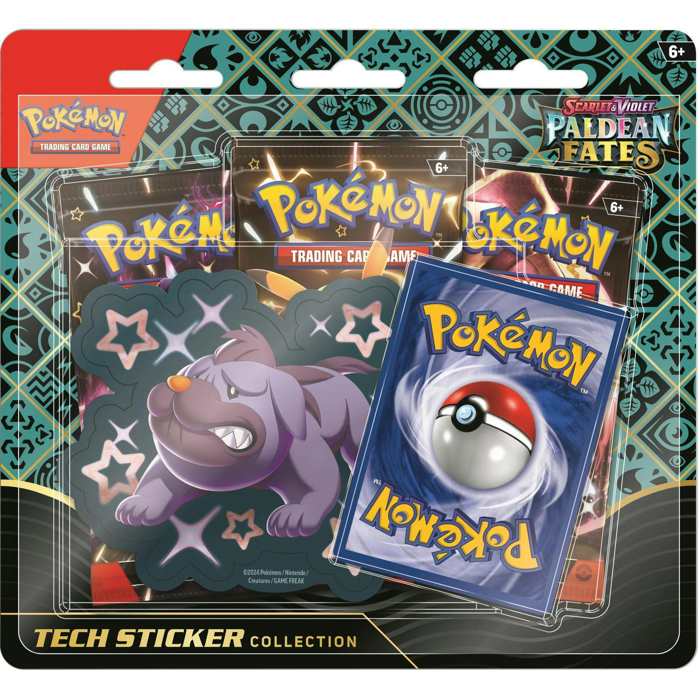 Pokemon Scarlet & Violet: Paldean Fates Tech Sticker Collection 12-Blister Case