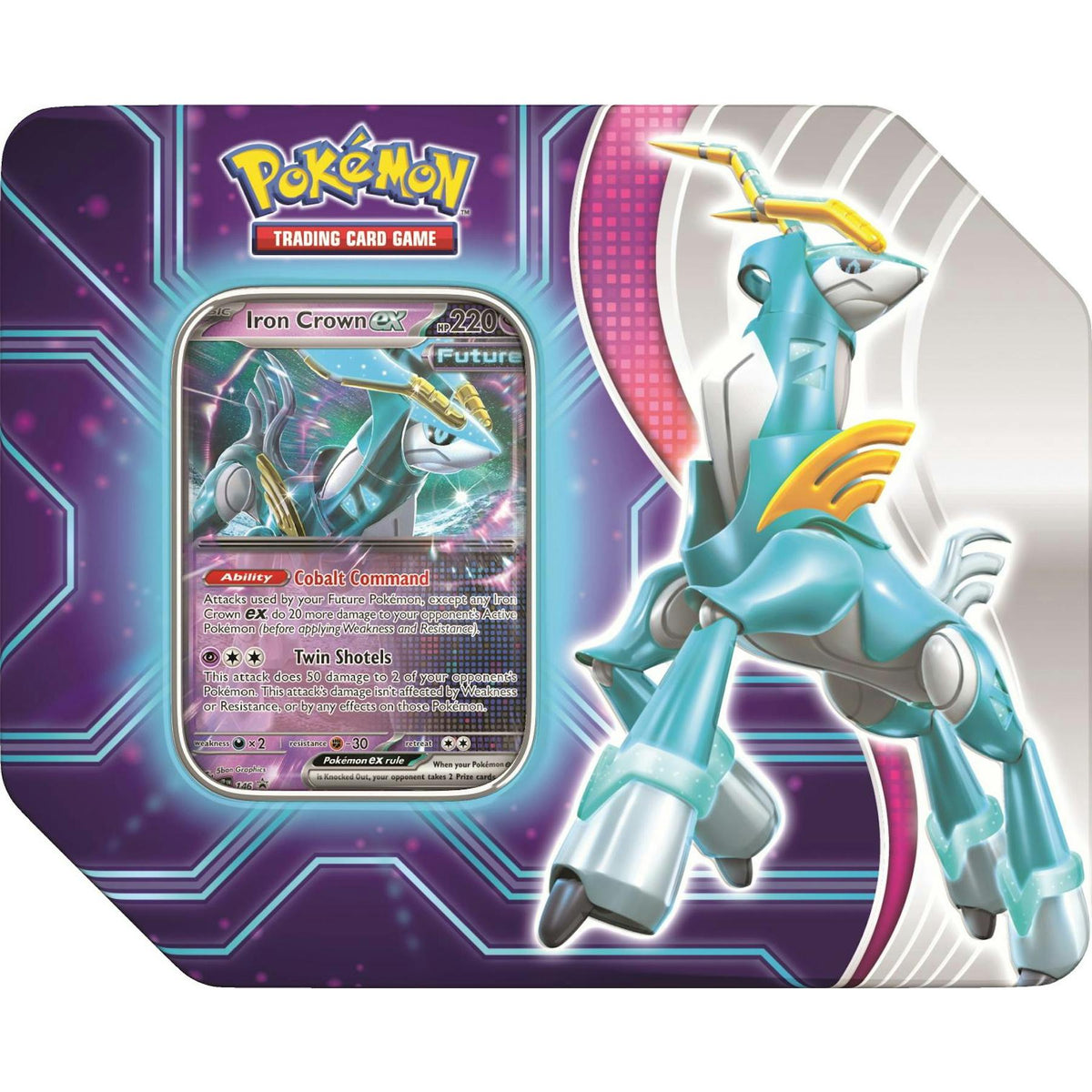 Pokemon Paradox Destinies 8-Tin Case
