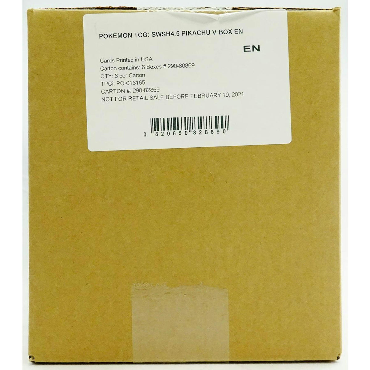 Pokemon Shining Fates Pikachu V 6-Box Case (Reed Buy)