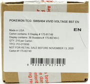 Pokemon Sword & Shield: Vivid Voltage Booster 6-Box Case