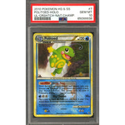 Pokemon 2010 National Championship Cross-Hatch Promo Politoed 7/95 PSA 10 GEM MINT *938 POP 8!