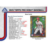 2025 Topps Pro Debut Baseball Hobby Jumbo 8-Box Case